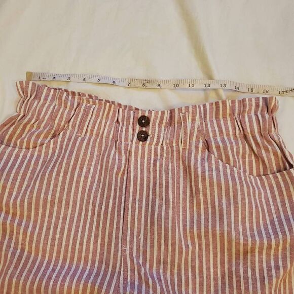 NWT S.O. Pink and white stripe shorts XL - Picture 6 of 9